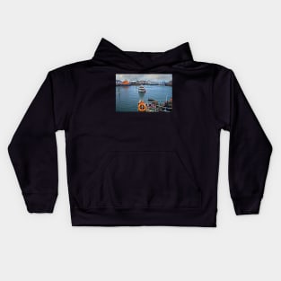 Kirkwall Harbour, Orkney Islands Kids Hoodie